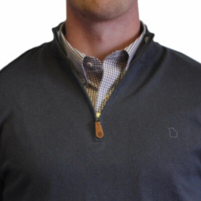 Georgia 1/4-Zip Pullover Grey