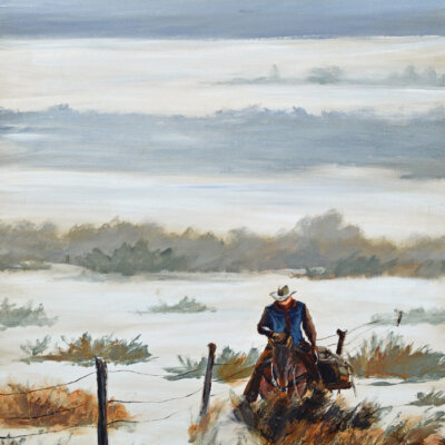 "Out Riding Fences" series 01