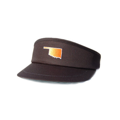 Oklahoma Stillwater Gameday Golf Visor Black