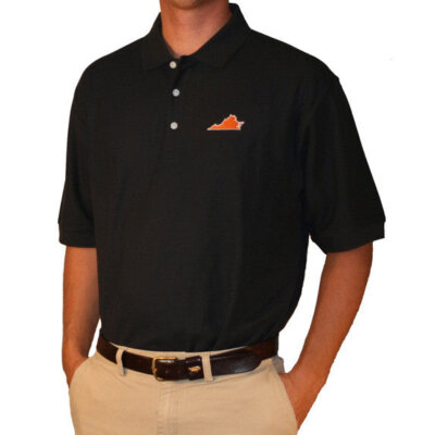 Virginia Charlottesville Gameday Polo Navy