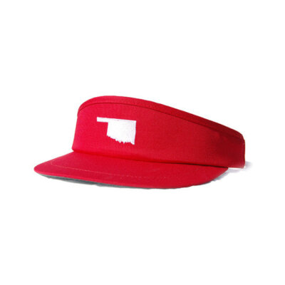 Oklahoma Norman Gameday Golf Visor Crimson