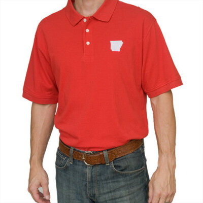 Arkansas Fayetteville Gameday Polo Red