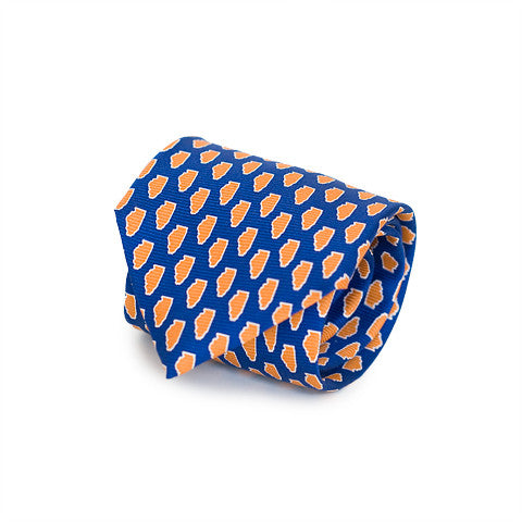 Illinois Champaign Gameday Tie Blue
