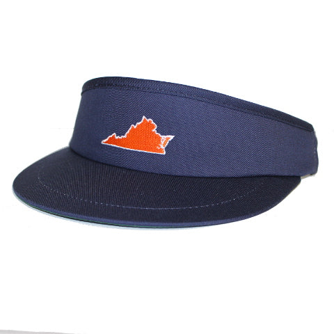 Virginia Charlottesville Gameday Golf Visor Navy