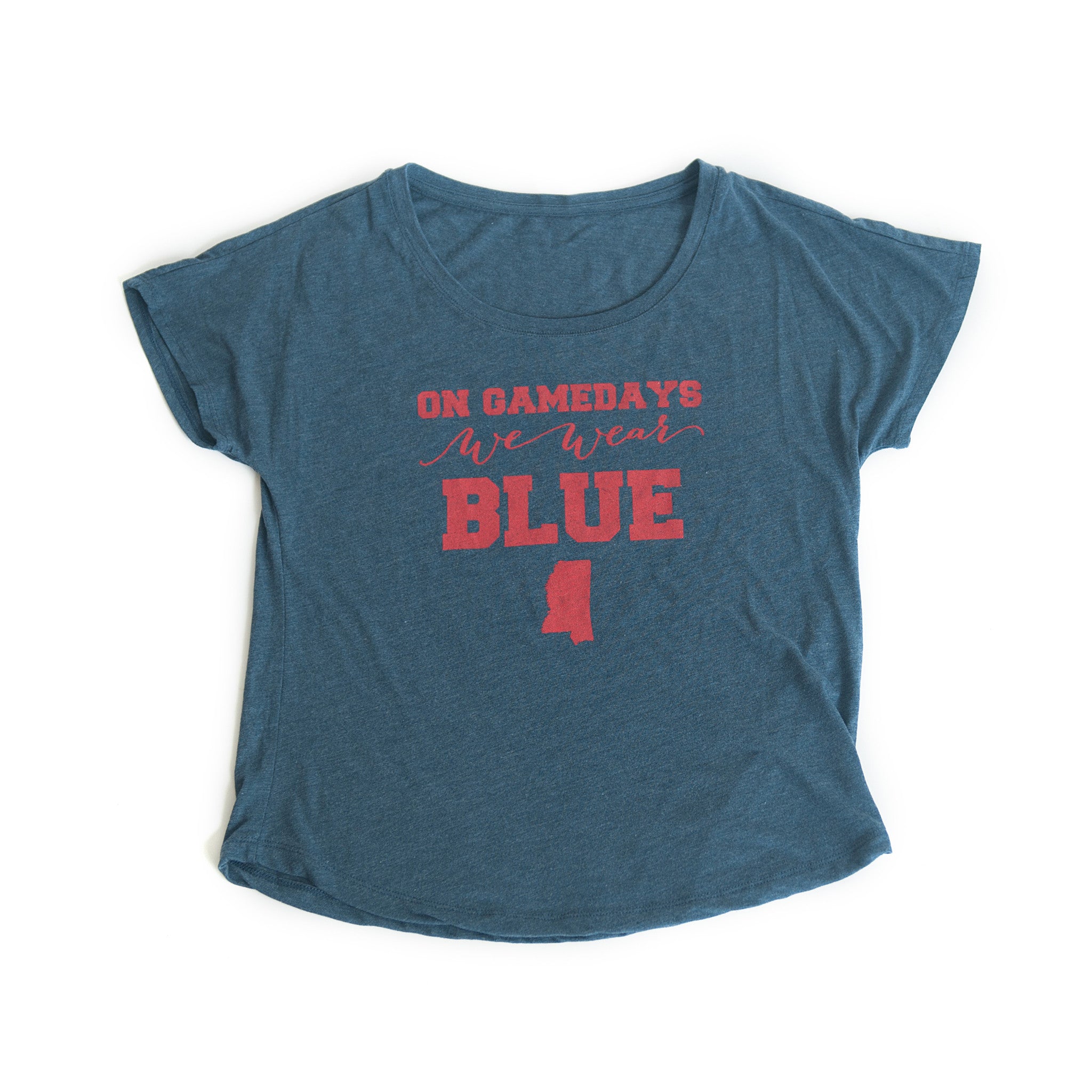 Mississippi Women's Gameday T-shirt Blue