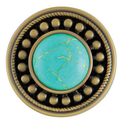 Ginger Snaps Sunburst - Turquoise Snap