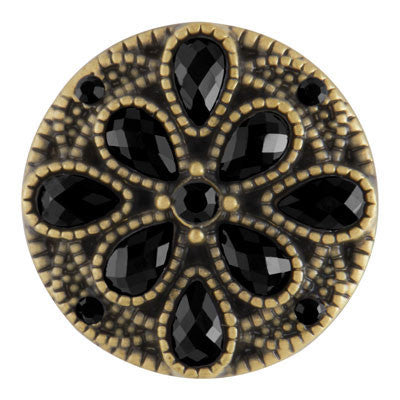 Ginger Snaps Lovely - Jet Antique Brass