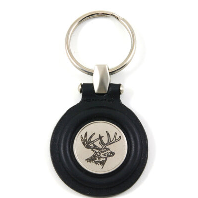 Deer Leather Keyring