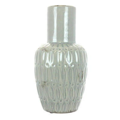 Blue Ceramic Gourd Vase