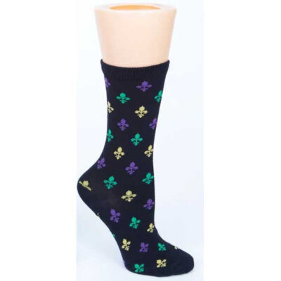 Fleur de Lis Socks