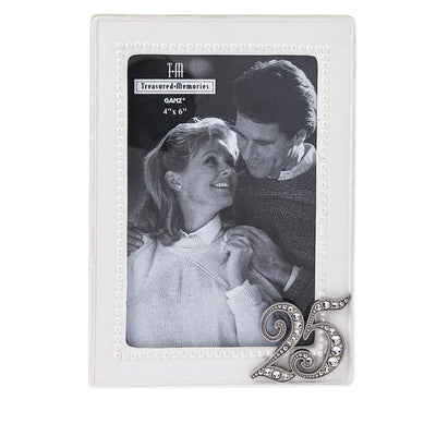 Frame 4X6 25th Anniversary (Vertical)