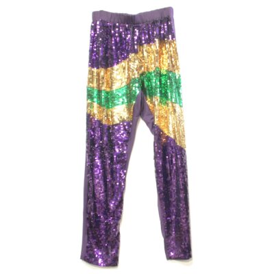 Mardi Gras Sequin Pants