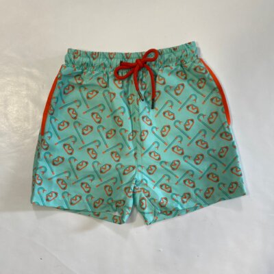 Green Snorkle Swim Trunk