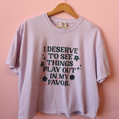 Cropped Comfort Colors T-Shirt