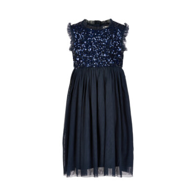 Navy Sequins Dress
