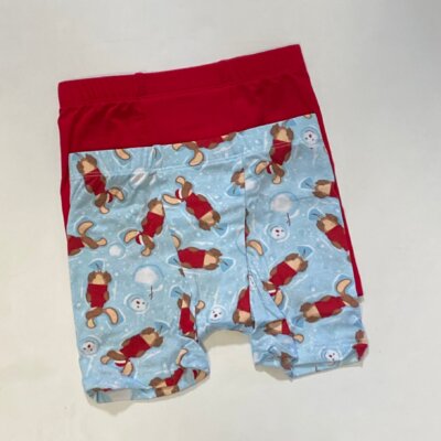 Boys Boxer Santa 2 Pack