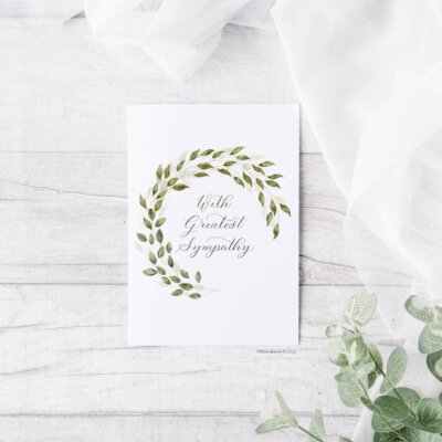 Sympathy card Sympathy card