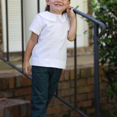 The Paxton Lined Blue Green Plaid Pants