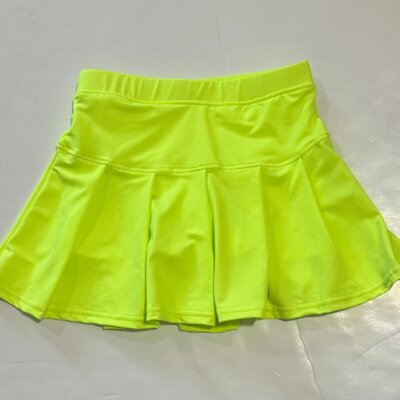 Yellow Neon Tennis Skort