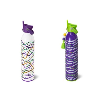 Mardi Gras Swig Flip + Sip Bottle 26oz