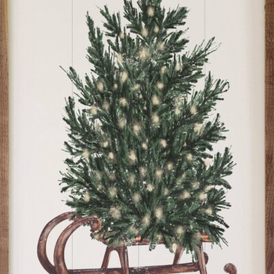 Framed Watercolor Tree