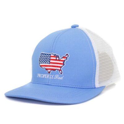 Properly Tied Old Glory Trucker Hat