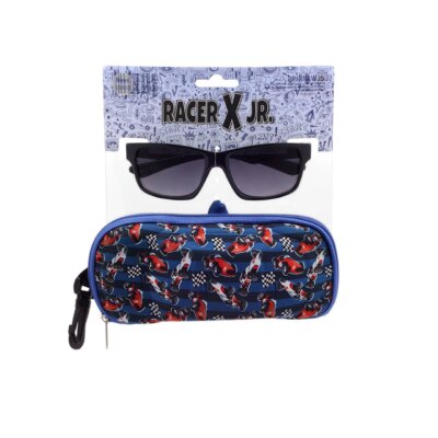 Kids Boys Sunglasses with Race Car Case Combo