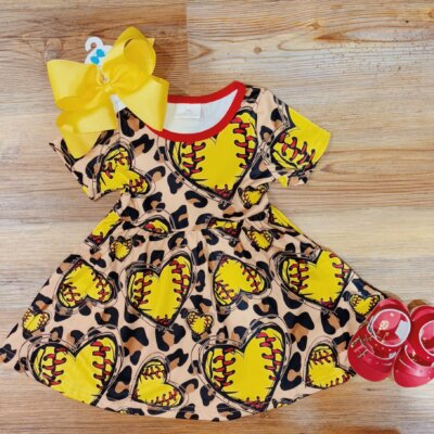 Leopard Softball Dress