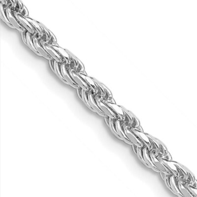 Sterling Silver 3MM 18IN Rope Chain
