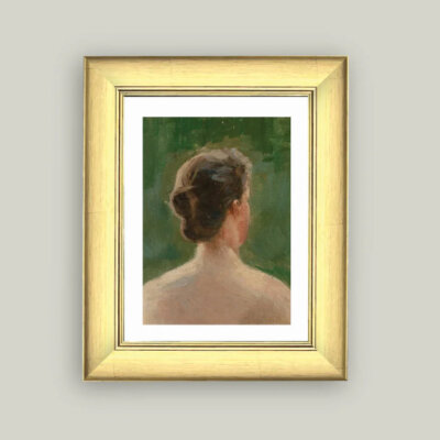 Woman Portrait Framed Art