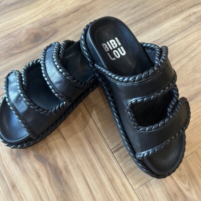 Bibi Lou Lama Sandals Black