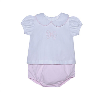 Bailey Bow Diaper Set