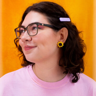 Hidden Disabilities Beaded Sunflower Earrings