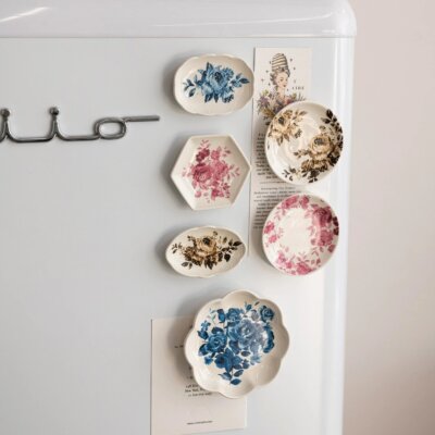 Mini Stoneware Plate Magnet