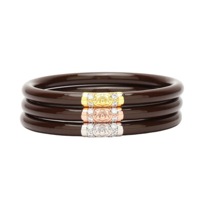 Chocolate Three Kings All Weather Bangles® (AWB®) - Chocolate