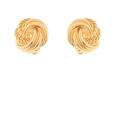 Love Knot Clip-on Earrings