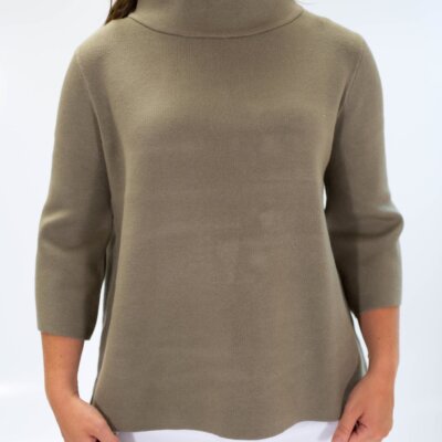 The Jarrell Sweater in Olive
