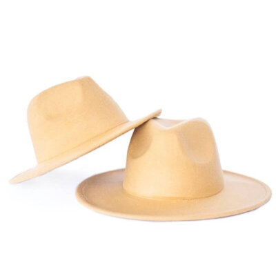 Bordeaux Flat Brim Hat