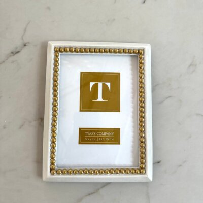 Gold Beaded Frame 5x7