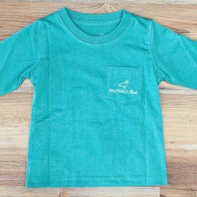 Boys Flock LS Teal