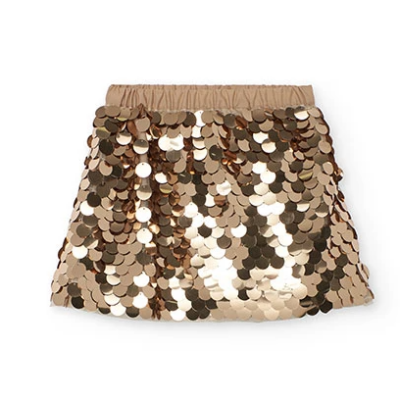 Gold Large Sequin Skirt