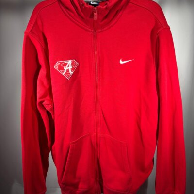Alabama Team Issued Superman Zip Up Hoodie Jacket XXL 2XL