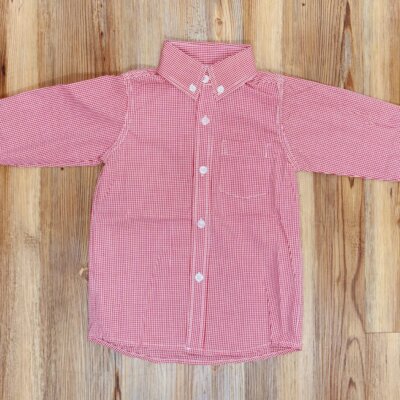 Arthur Red Button Down
