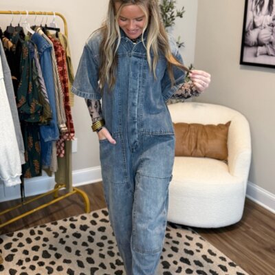 Jean-ius Level Denim Jumpsuit