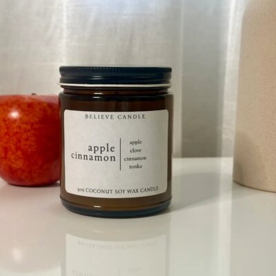 Apple Cinnamon Candle Jar