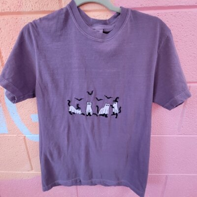 Halloween Kittens - Embroidered T-Shirts