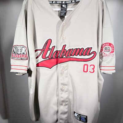 Vintage Alabama Starter Baseball Jersey XL