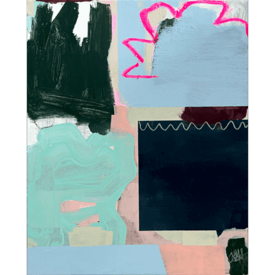 Pink Flower Above It All