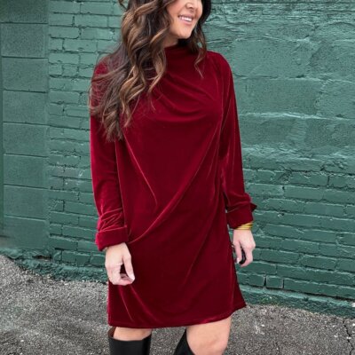 Velvet Vibes Only Dress