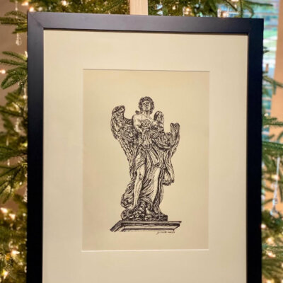 Angel Carrying the Garment